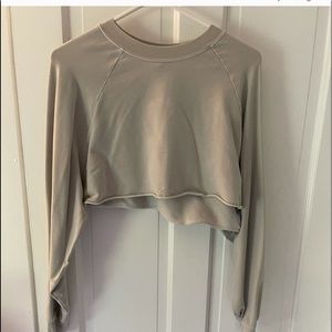 Alo crop sweatshirt